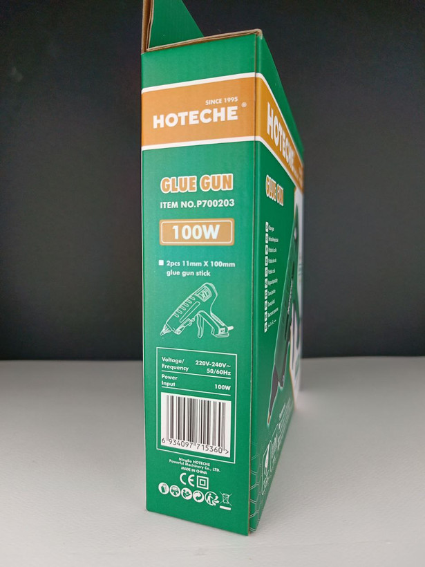 تفنگ و دستگاه چسب حرارتی 100 وات فوق صنعتی - برند اصلی Hoteche هوتچ